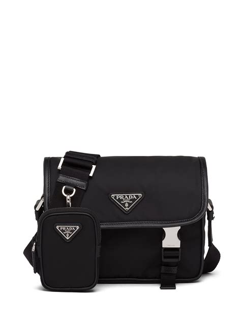 prada bags farfetch|Prada nylon shoulder bag black.